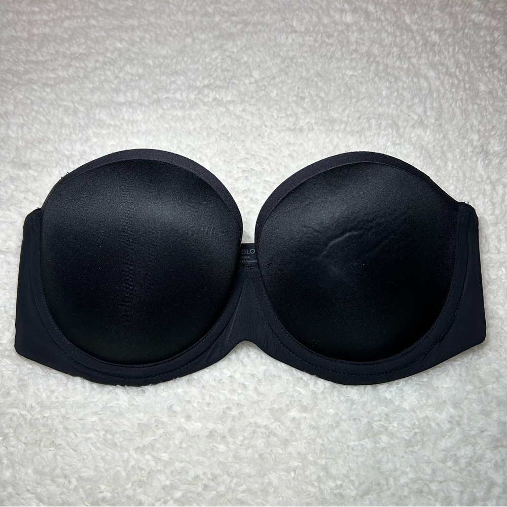 Third Love Classic Strapless Underwire Bra 36C 24/7 Black